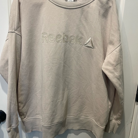 Reebok Light Tan Sweatshirt size large - Picture 1 of 4